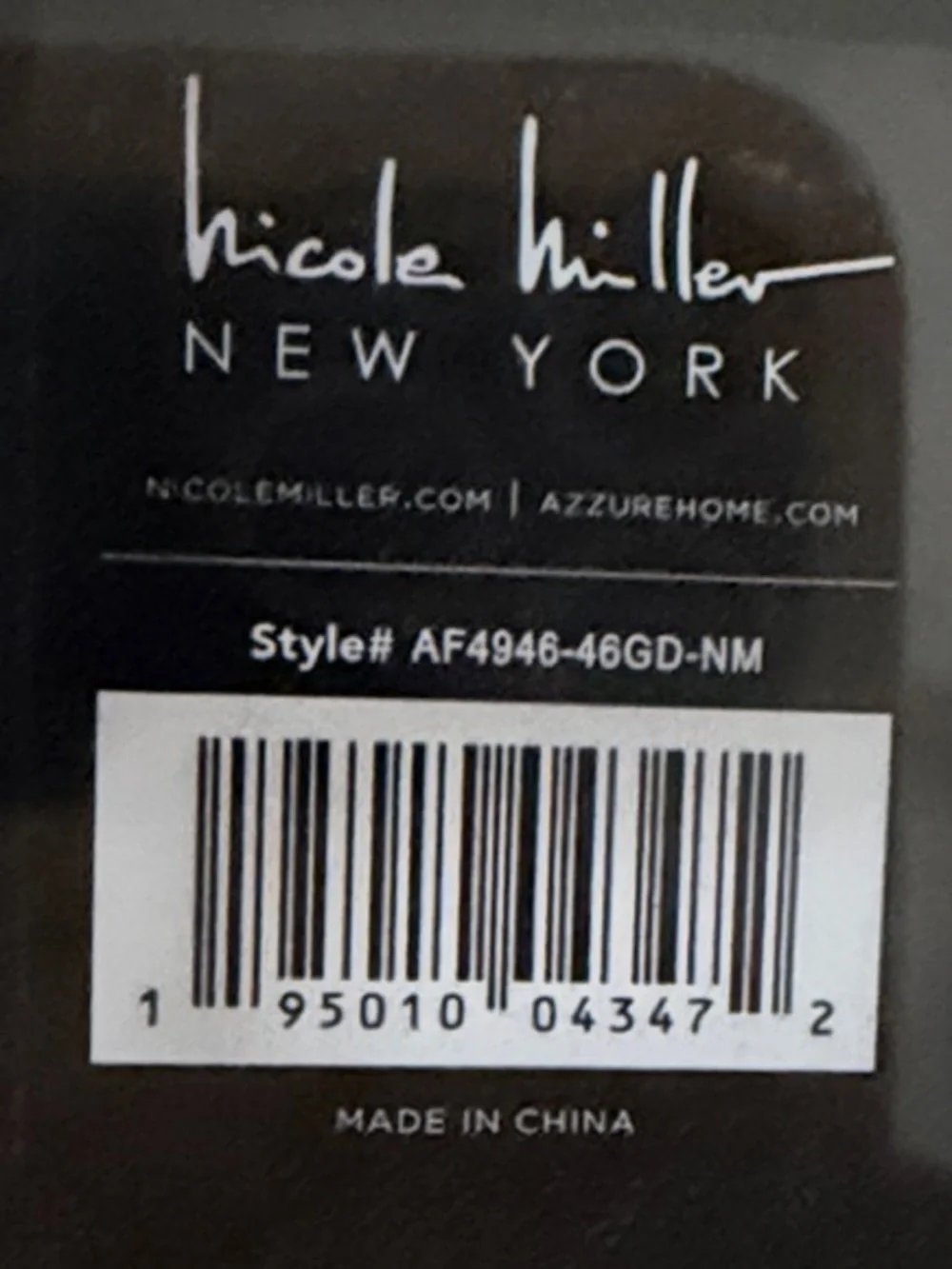 Nicole Miller Gold Wire Cube Photo Frames - Set of 2